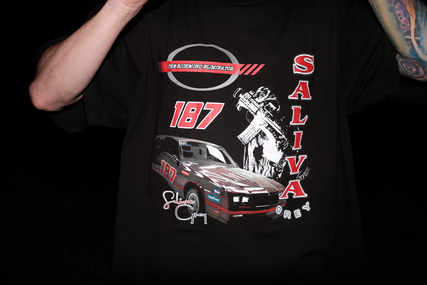 Saliva 187 Racecar Tee